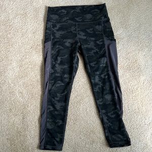 Fabletics powerhold camo leggings size M